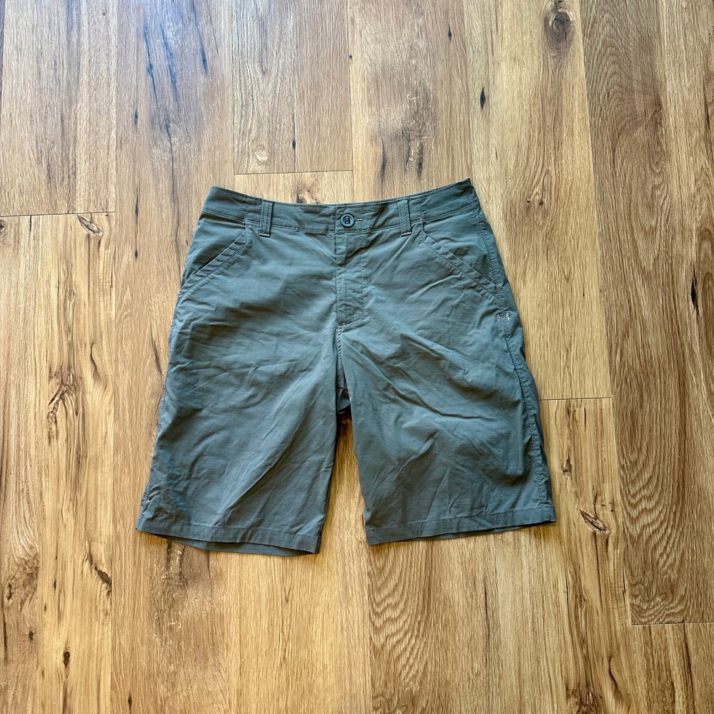 Under Armour HeatGear Mens‎ Loose Fit Shorts Olive Green Size 32 Active Hiking